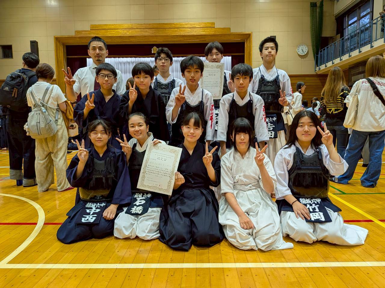 稲城第六中学校剣道部